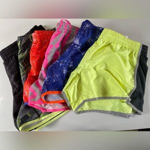 6 pack of athletic shorts size Large